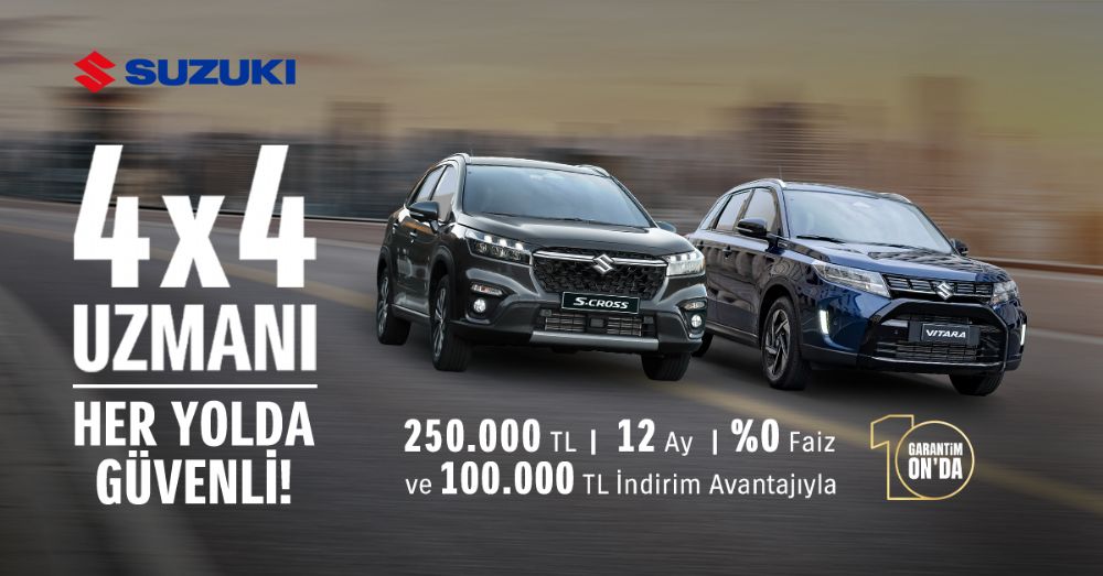 4x4 Uzman SUZUKI, Her Yolda Gvenli!